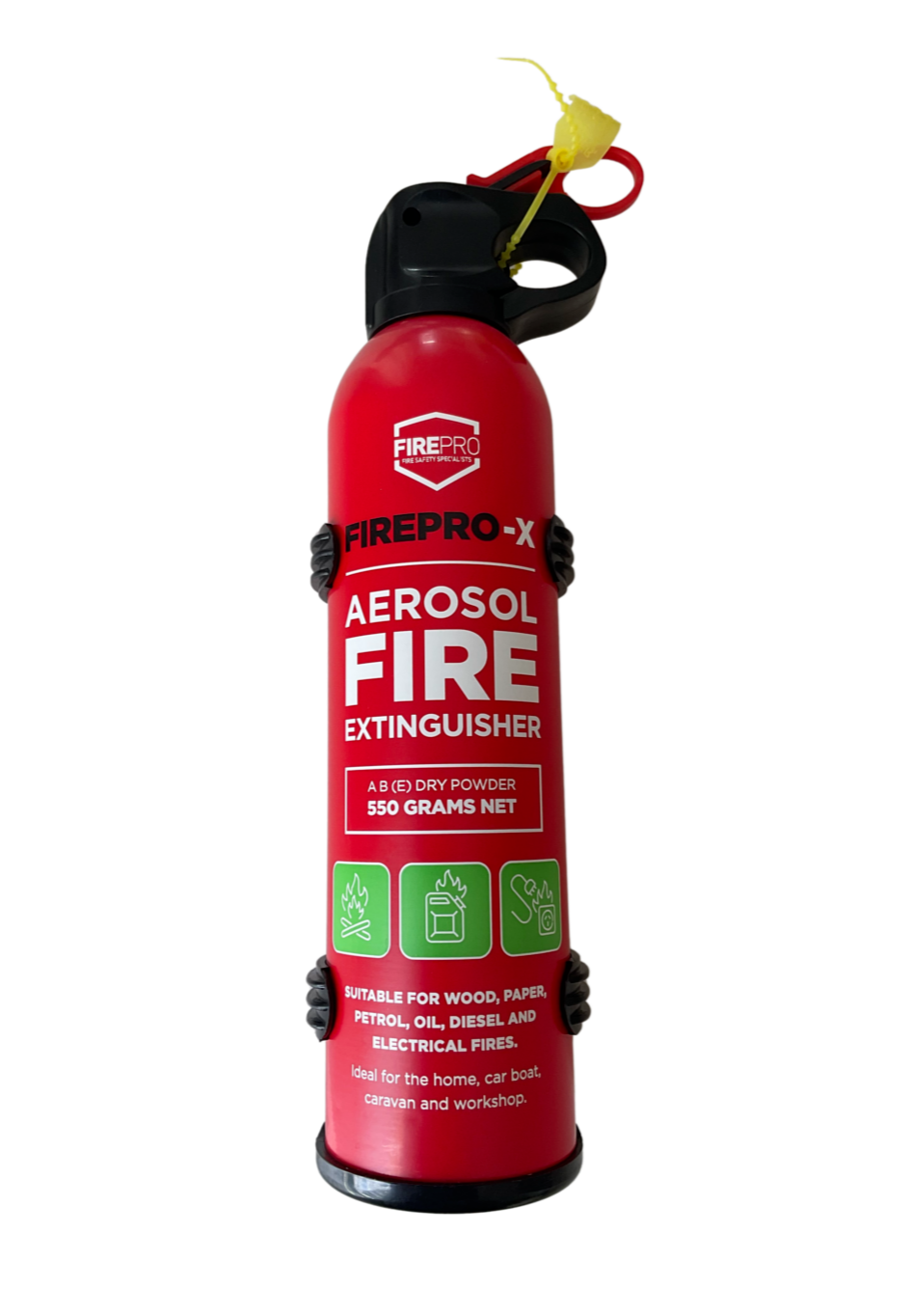 Firepro 550g X Aerosol Fire Extinguisher Eectrical Fires Car Boat Caravan RV