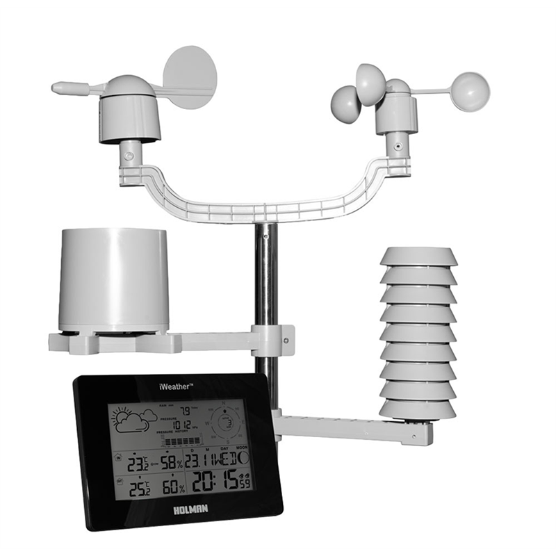 Holman Digital Weather Station Indoor Outdoor Wireless Wifi Data LCD Screen