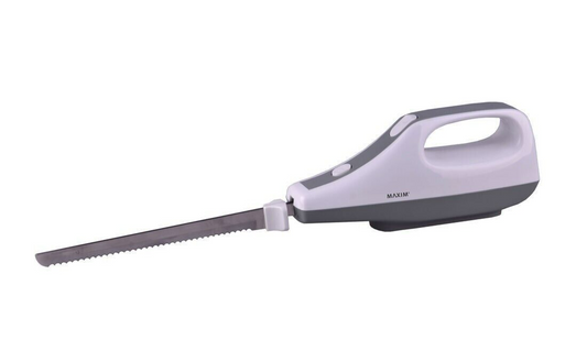 Maxim Electric Knife Food Slicer Meat Carving Blade Roasts Bread Cutting 120W