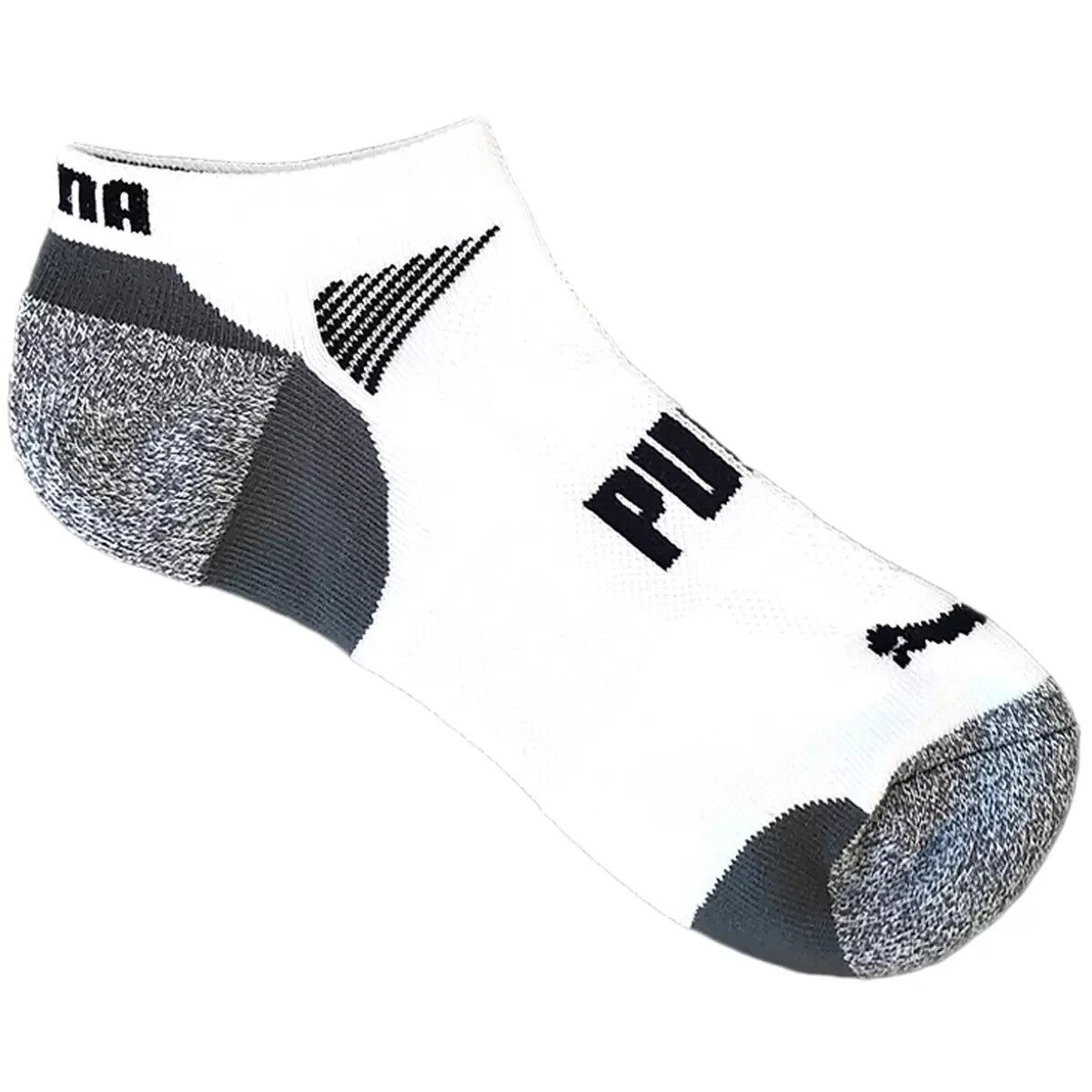 Puma Men's No Show Sock CoolCell Casual Sport Socks Size 13-15 White 8 Pack