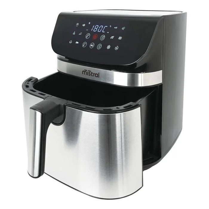 Mistral 10.3L Digital Air Fryer Multifunctional Non Stick Tray Stainless Steel