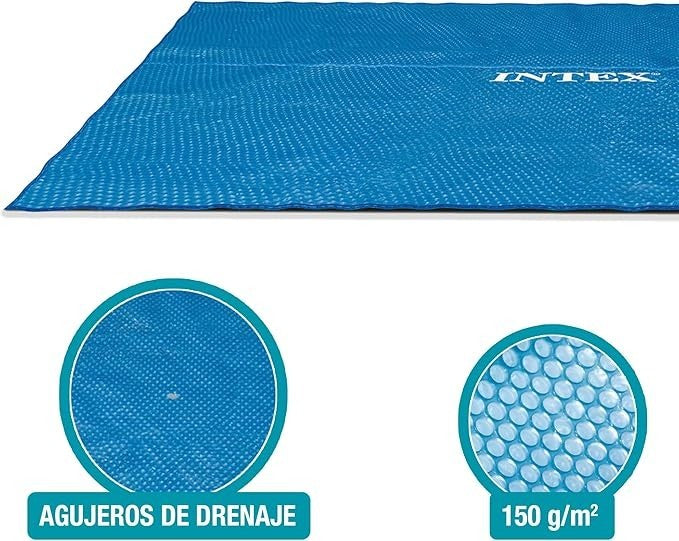 Intex Solar Pool Cover Above Ground Swimming Pool Rectangle Protector 4M X 2M