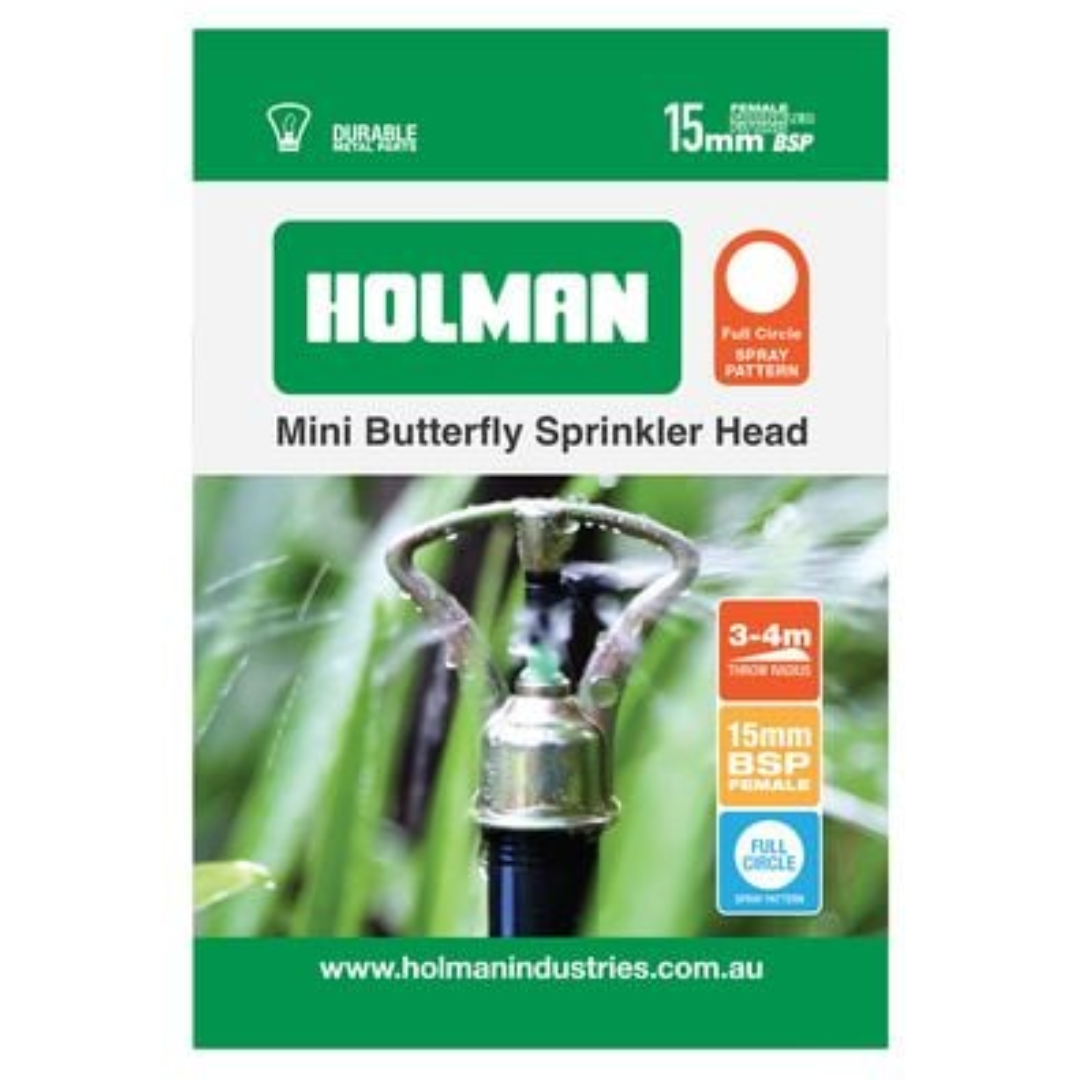 Holman Sprinkler Heads Butterfly Lawn Hose End Plastic Spinner Garden Yard