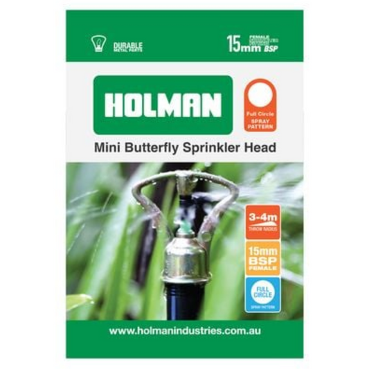 Holman Sprinkler Heads Butterfly Lawn Hose End Plastic Spinner Garden Yard