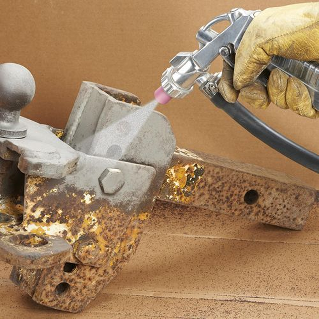 Ozito 23kg Portable Sandblaster Sand Blaster Gun Pressure Kit Paint Rust Removal