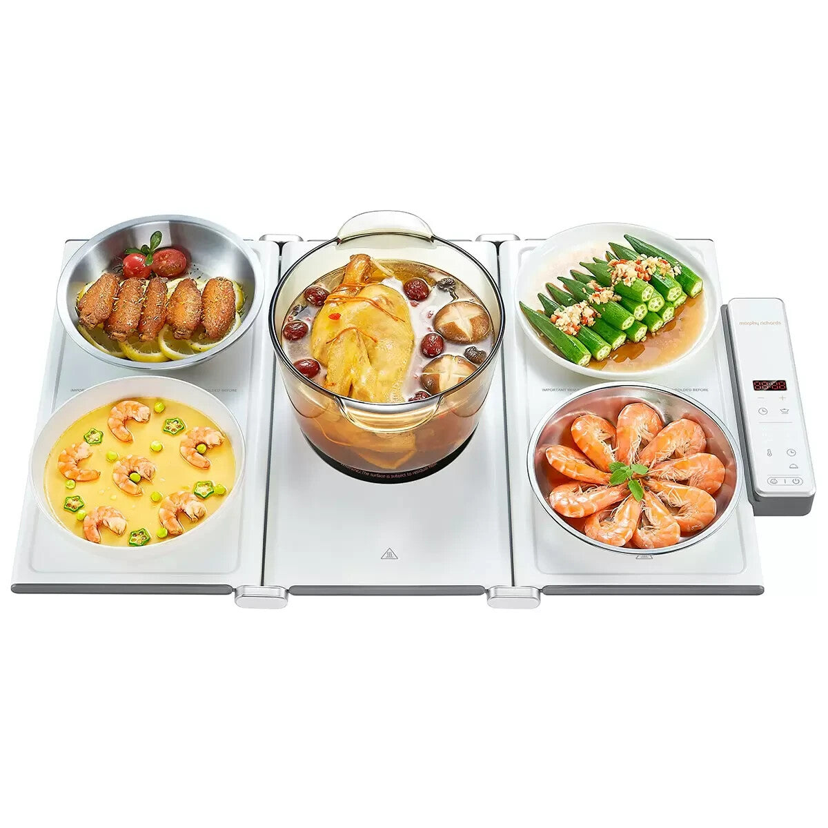 Morphy Richards Foldable Cooktop Food Warmer Portable Electric Cooker Hot Plate