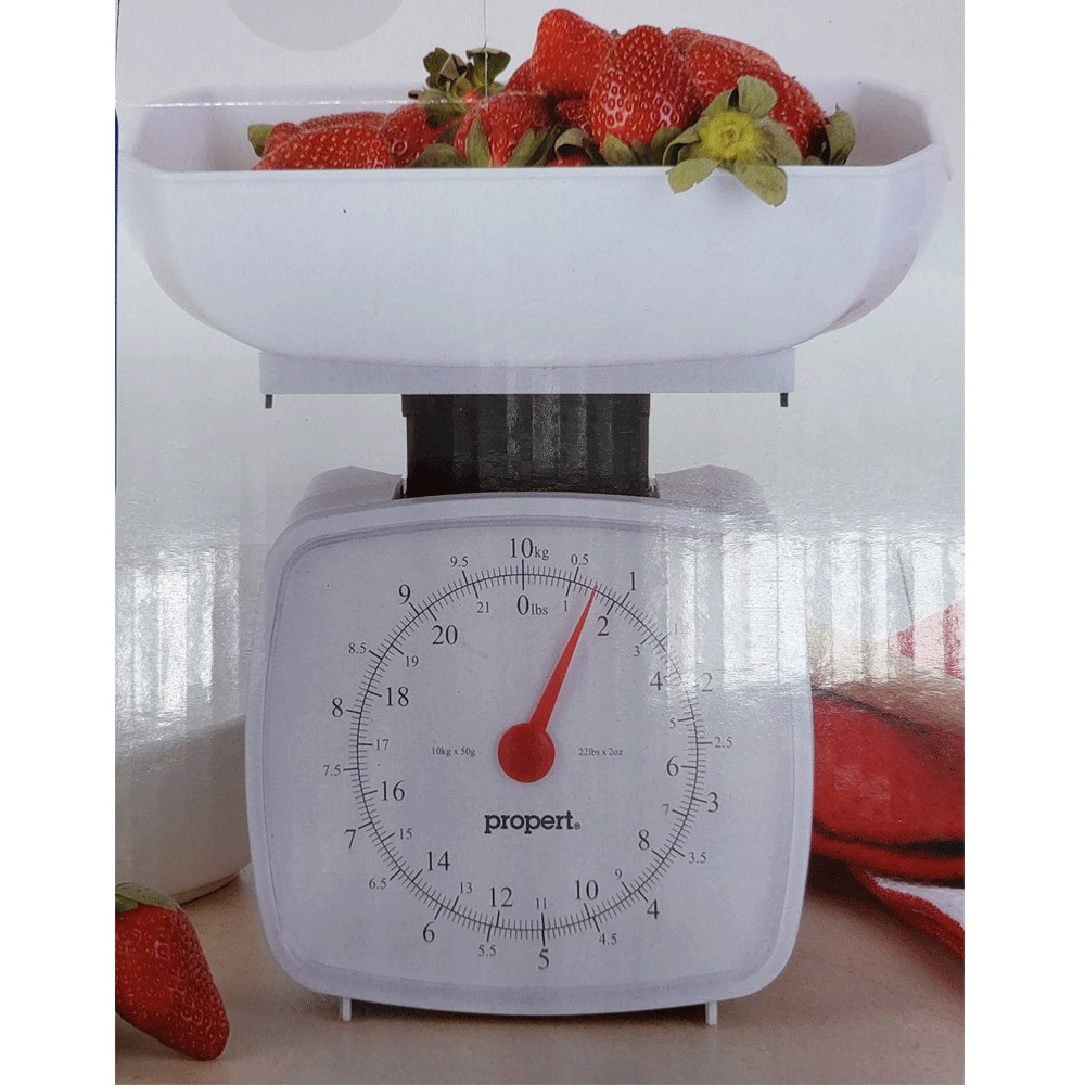 Propert Mechanical Kitchen Scale Food Fruit Meat Weight Large Capacity 10kg