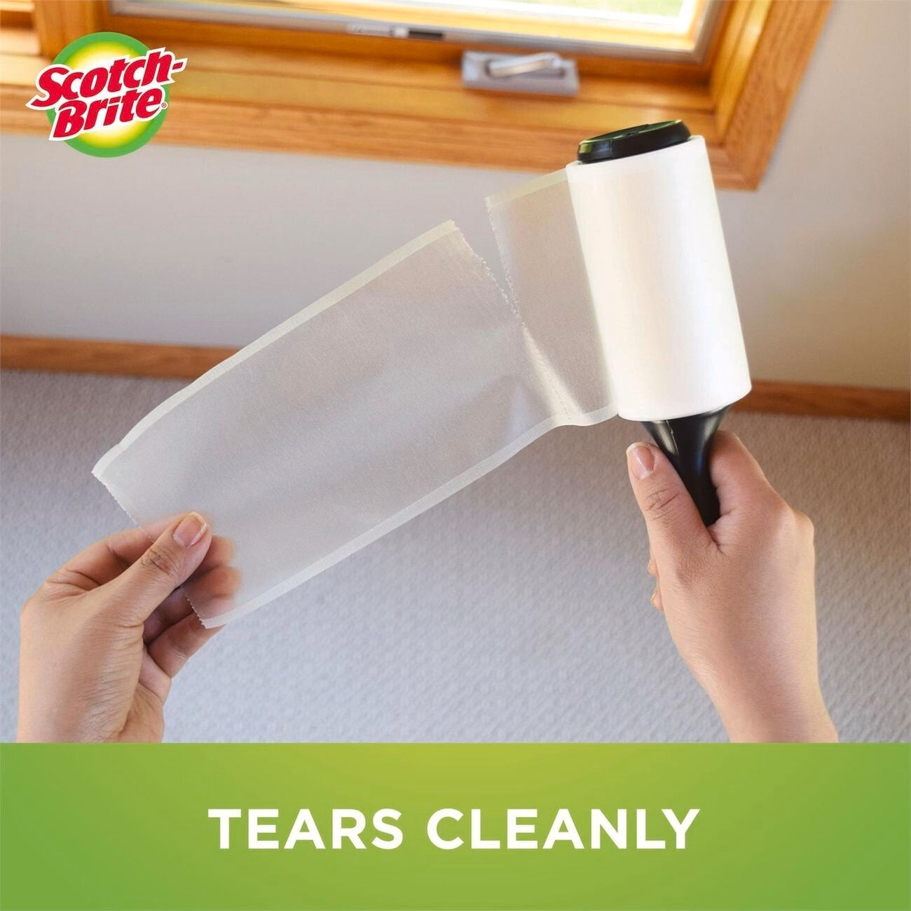 Scotch Brite Lint Roller Clothes Fabric Pet Hair Dust Remover 5 x 95 Sheets