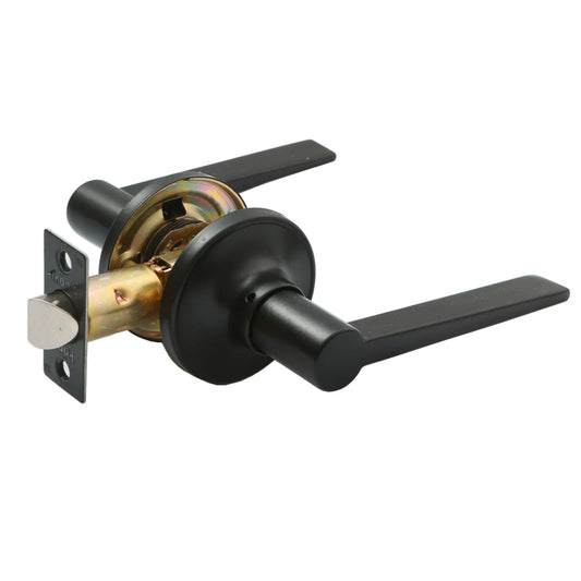 Ikonic Slimline Passage Lever Kitchen Living Room Door Handles Matte Black