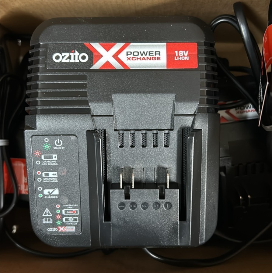 Ozito Charger PowerX Change 18V PXC Lithium Ion Battery Compact PXCG-030C
