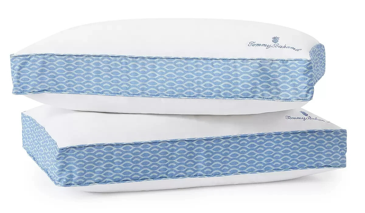 Tommy Bahama Pillows Colossal Knit Comfortable Sleep Fibre Fill 2 Pack
