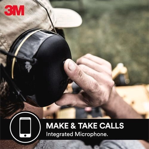 3M Bluetooth Earmuffs WorkTunes MP3 Call Connect Wireless Rechargeable Headphone