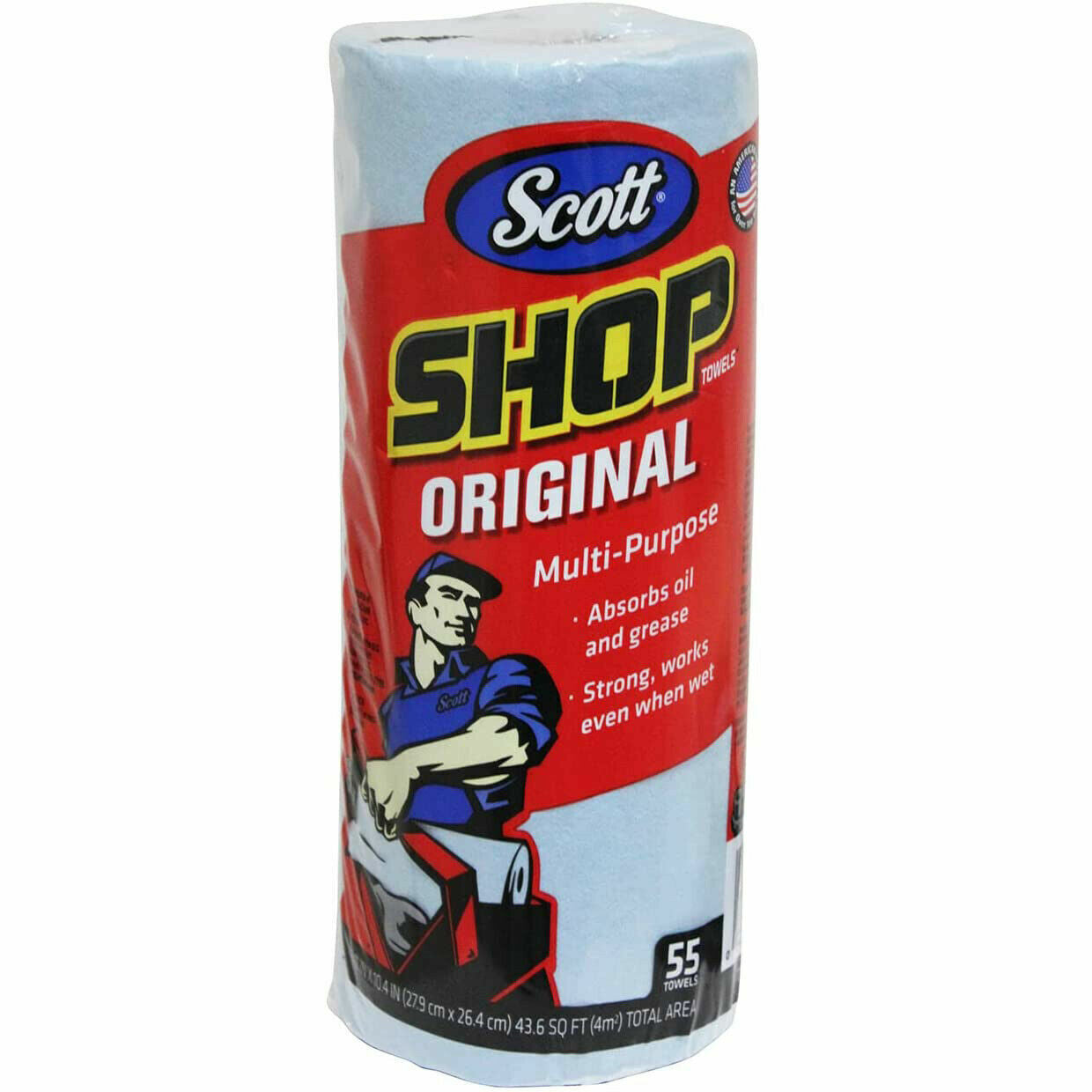 10 Pack Scott Shop Towels Multi Purpose Cleaning Wipes Roll Auto Car Kitchen