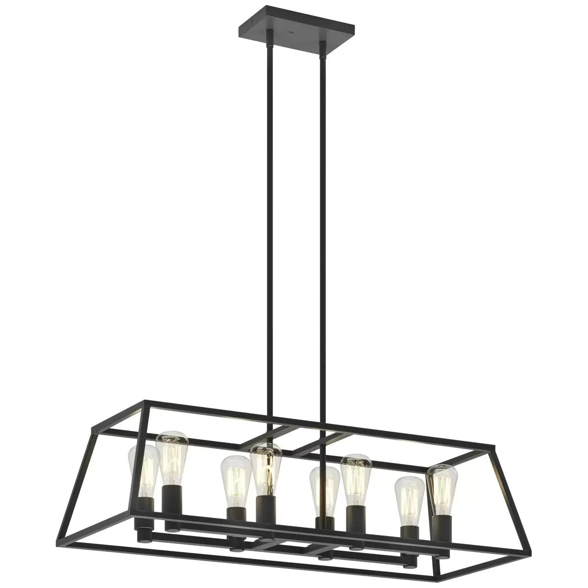 Artika Carter Long 8 Pendant Light Chandelier Dining Kitchen Ceiling Hanging