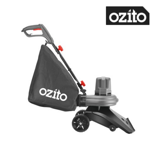 Ozito Corded Garden Vacuum Mulcher Electric Blower Cleaner with Wheels 1600W