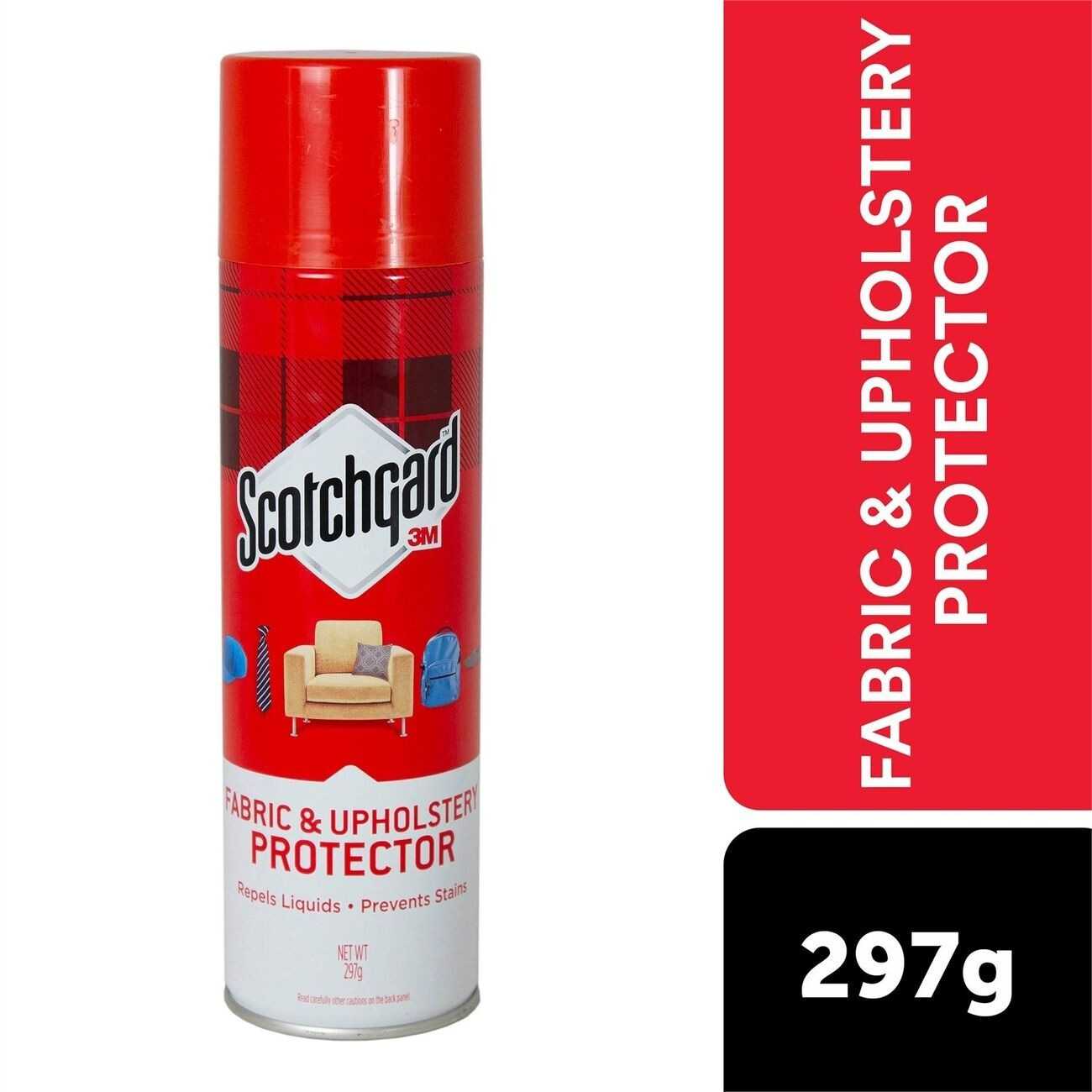 3m Scotchgard Fabric Upholstery Protector Cleaner Curtains Sofas Cleaning 297g