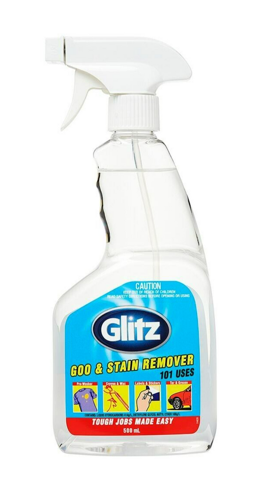 Glitz 500 mL Goo And Stain Remover Spray Label Sticker Tape Residue Cleaner