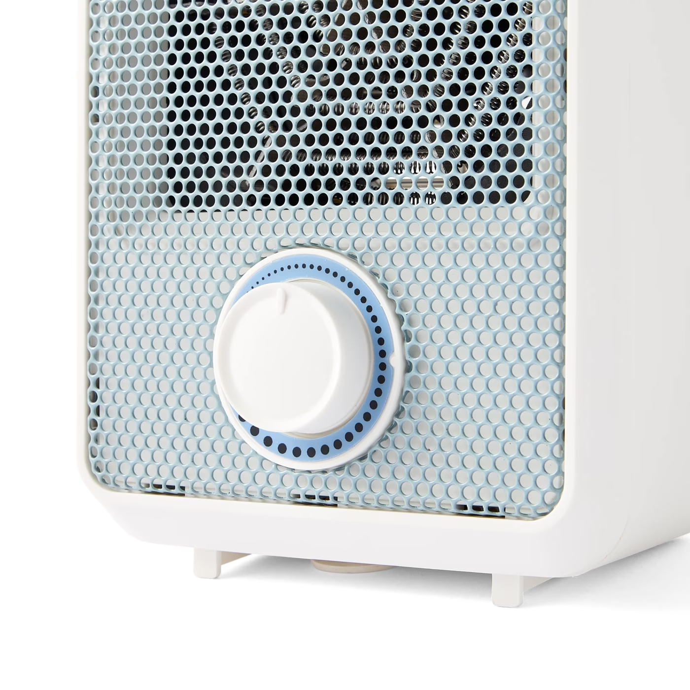Desktop Mini Electric Heater Portable Small Room Warmer Office Table 600W Blue