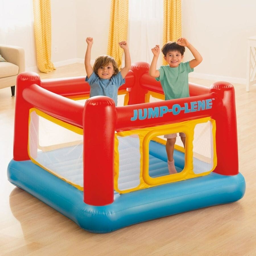 Intex Jump-O-Lene Play House Inflatable Indoor Outdoor Kids Jumping Castle