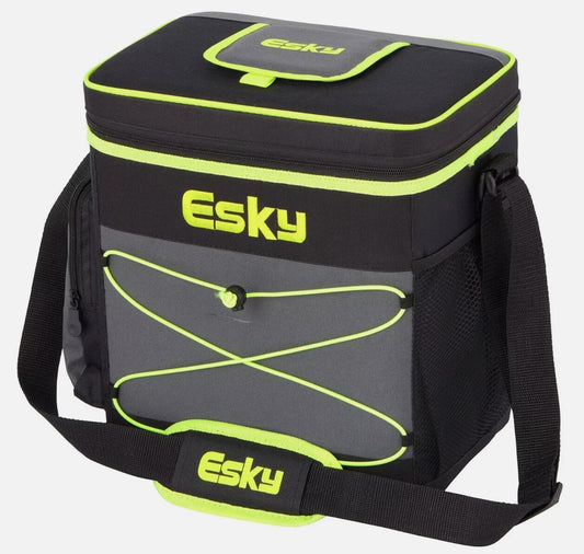 Esky Cooler Bag 30 Can Hybrid Hard Inner Insulated Lining Ice Brick Lunch Drink