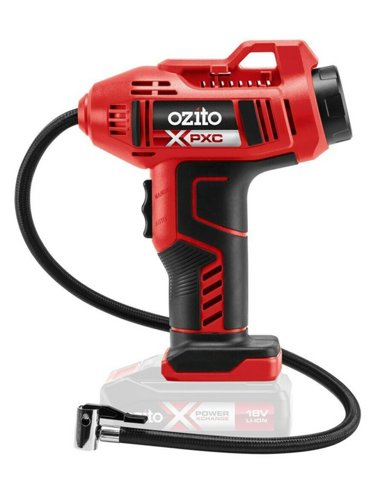 Ozito PXC 18V Air Inflator Cordless Compressor Tyre High Pressure - SKIN ONLY