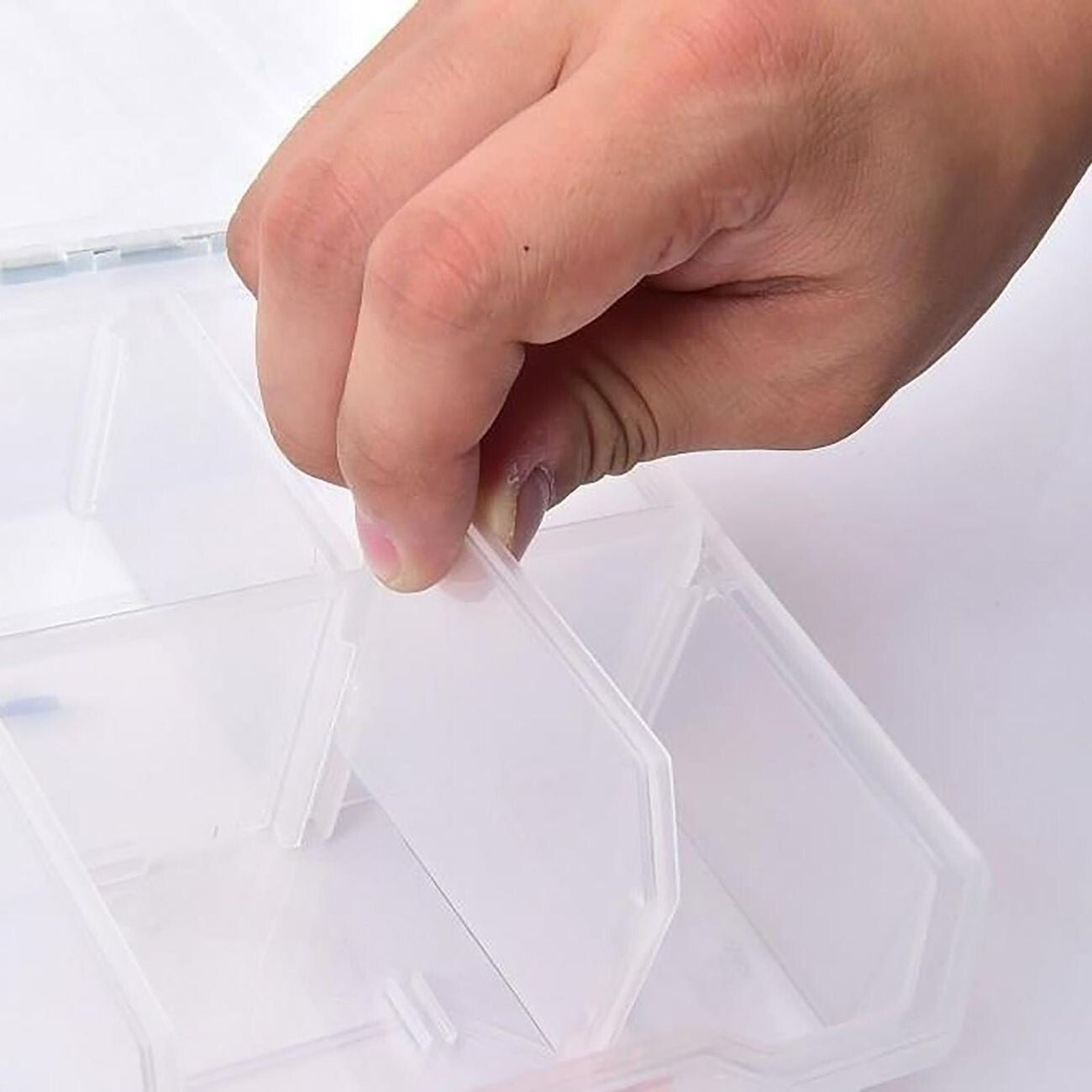 Tactix 13 Compartment Storage Box Removable Dividers Detachable Tool Organiser