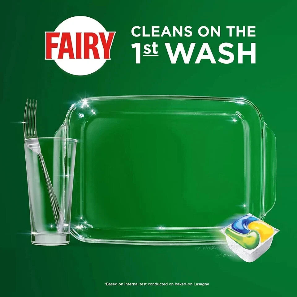 Fairy Platinum Automatic Dishwasher Tablet Capsules 113 Pack Lemon Scented