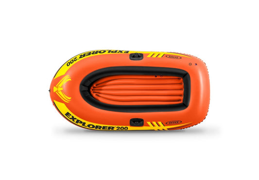 Intex Explorer 200 Inflatable Ride On Floating Boat Toy for Adult and Kids 6+