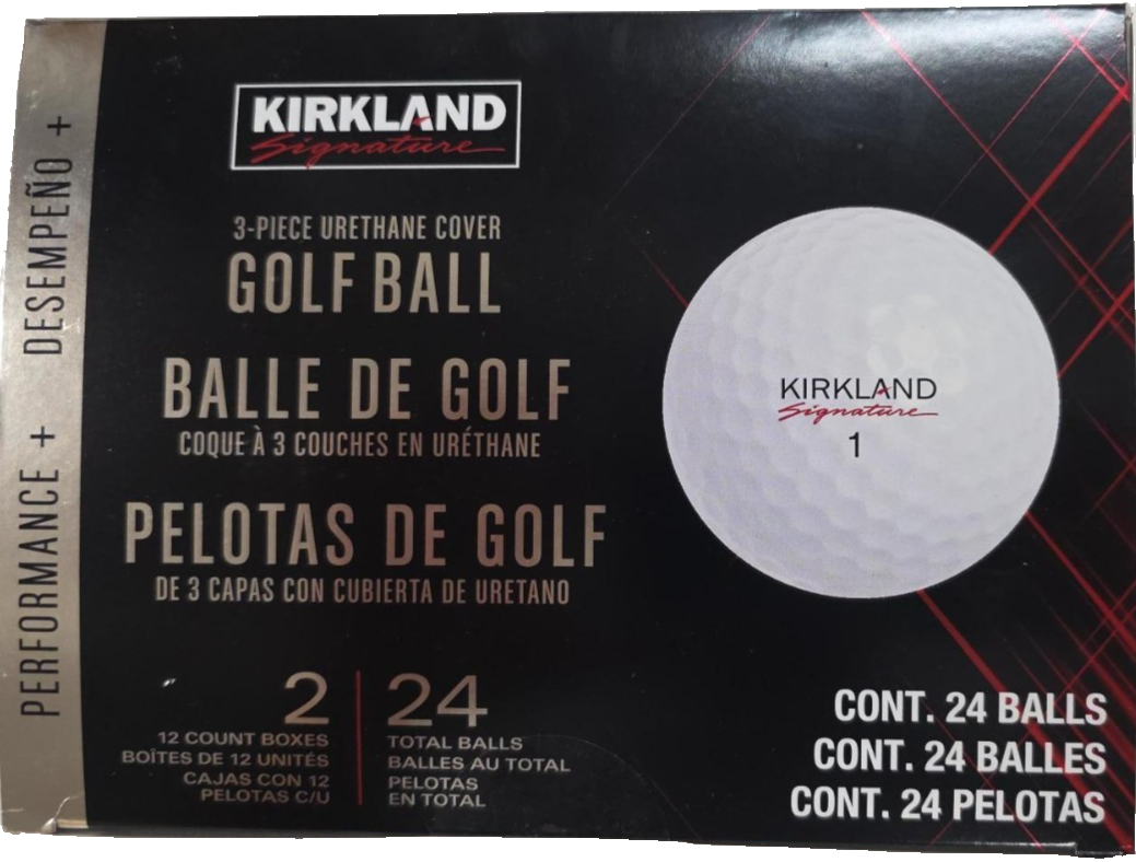 NEW Kirkland Signature Performance+ Golf Balls 24 Pack 3-Piece Urethane Cover