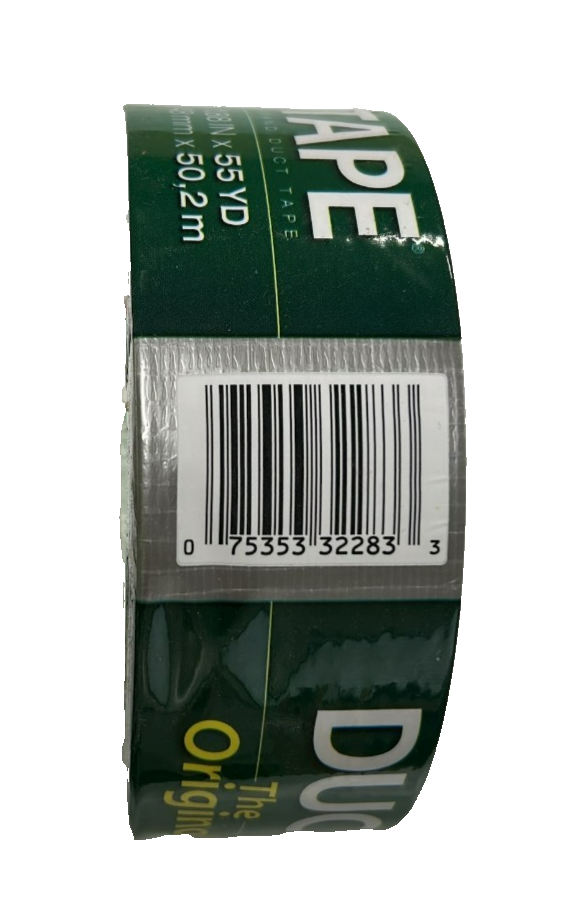 The Original Duck Duct Tape Single Roll Adhesive Sealing Silver 48 mm x 50 m