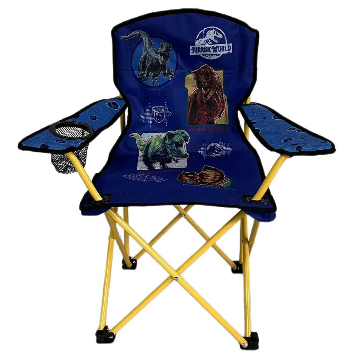 Danawares Kids Folding Camp Chair Beach Camping Travel Seat Jurassic Park