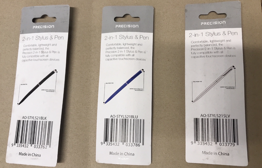 Precision 2 In 1 Stylus Ink Pen Capacitive Touch Screen For Tablet Phone