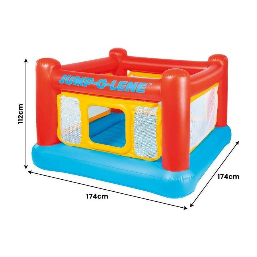 Intex Jump-O-Lene Play House Inflatable Indoor Outdoor Kids Jumping Castle
