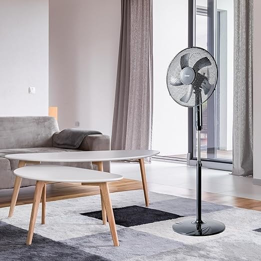 Goldair 40cm Pedestal Fan w/ Remote Control Tilt Adjustable Oscillating 5 Blades