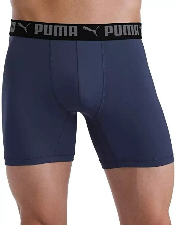 Puma Mens Boxer Brief Sport Luxe Performance Athletic Underwear XL 5 Pack