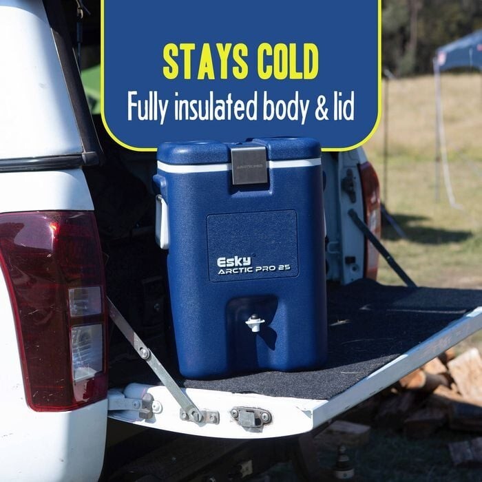 Esky 25L Arctic Pro Can Cooler Chill Ice Cold Water Drink Dispenser with Tap