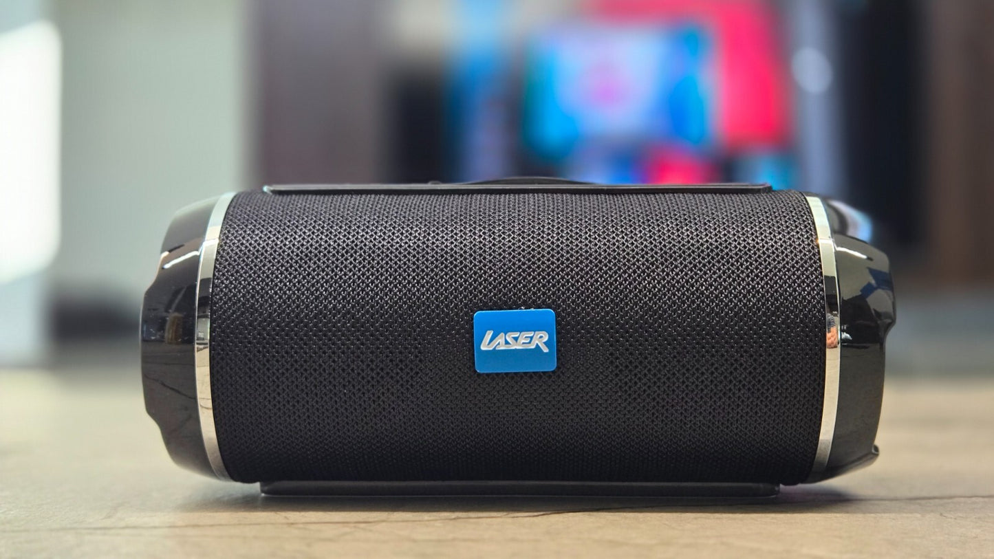 Laser Portable Bluetooth Pill Speaker Outdoor USB AUX FM Radio Music Audio Sound