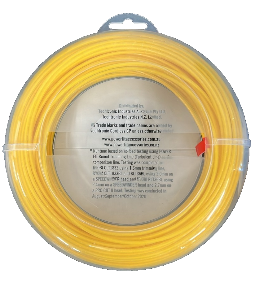 Powerfit 2.7mm x 50m Trimmer Line Aerodynamic Long Lasting Trimming String