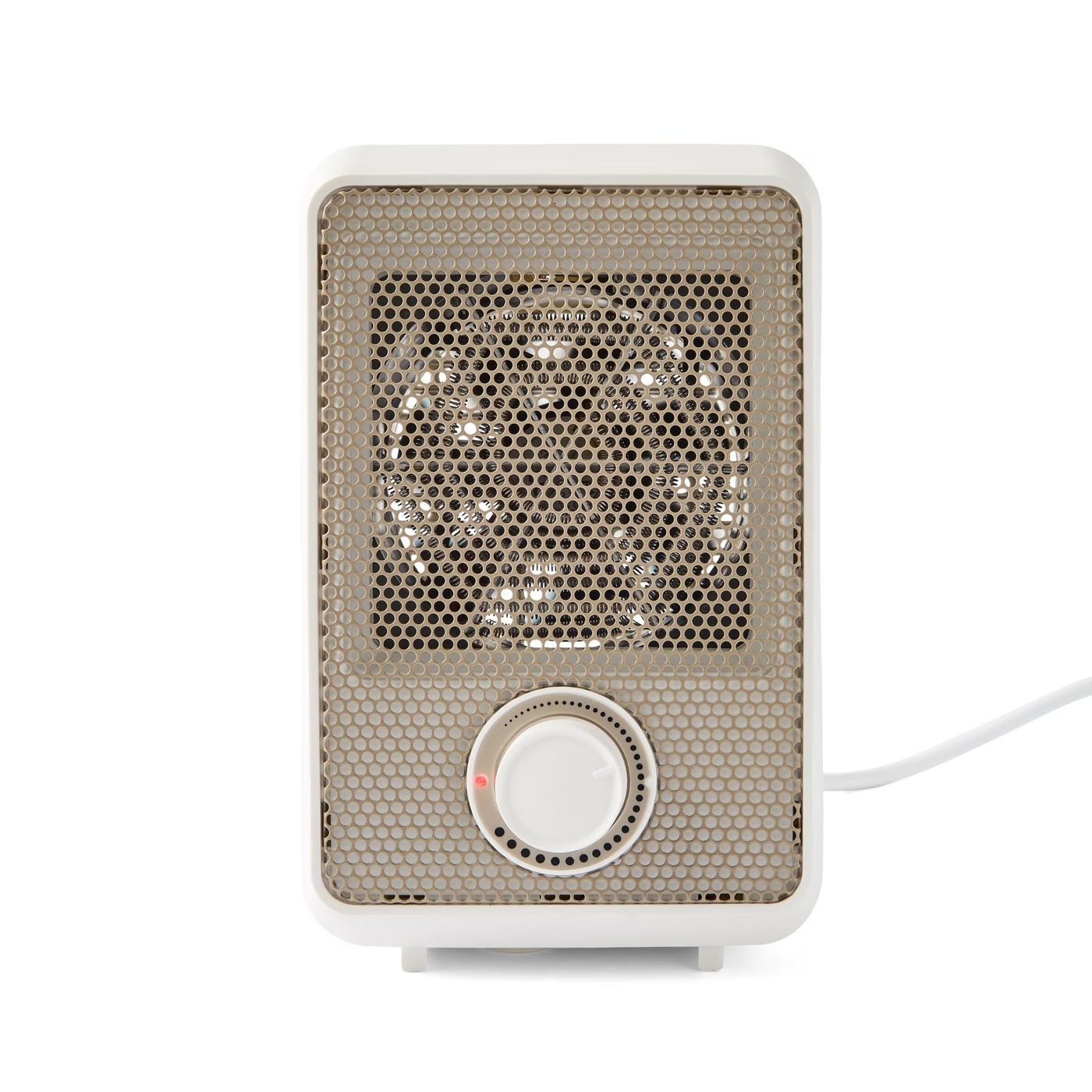 Desktop Mini Electric Heater Portable Small Room Warmer Office Table 600W White