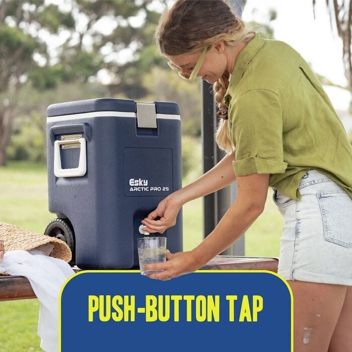 Esky 25L Arctic Pro Can Cooler Chill Ice Cold Water Drink Dispenser with Tap