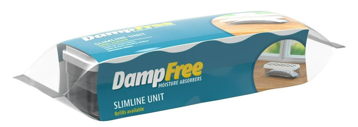 DampFree 180g 350mL Slimline Moisture Absorber Prevents Mould Mildew Odor Fungus