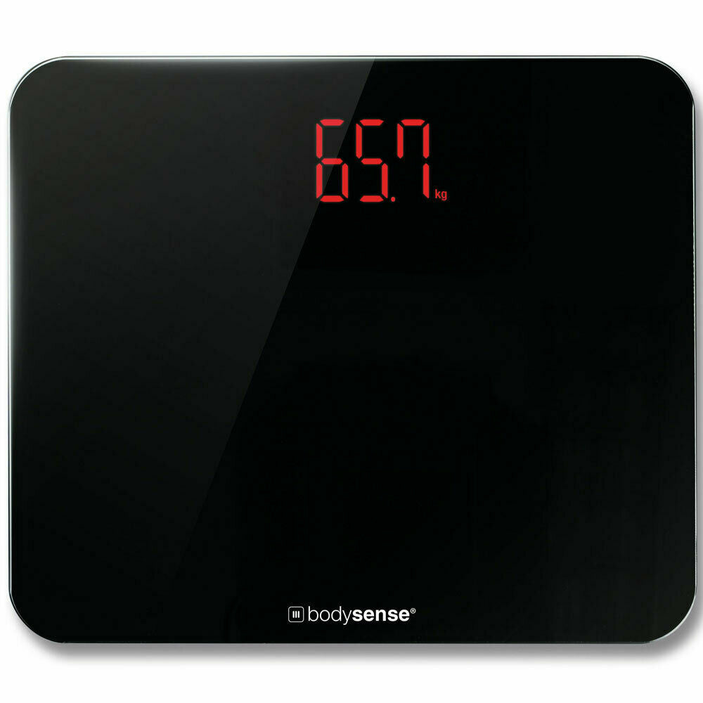 Bodysense Wide Platform Weight Digital Glass Bathroom Scale Machine 200kg