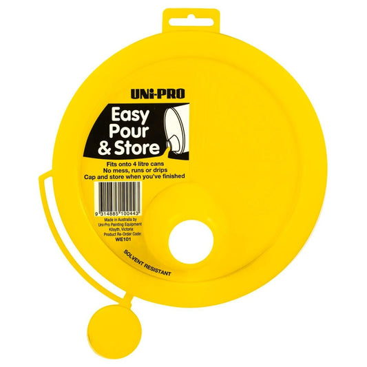 Uni-Pro 4L Paint Pourer Can Lid with Spout Painting Pouring Tool Mess Free DIY