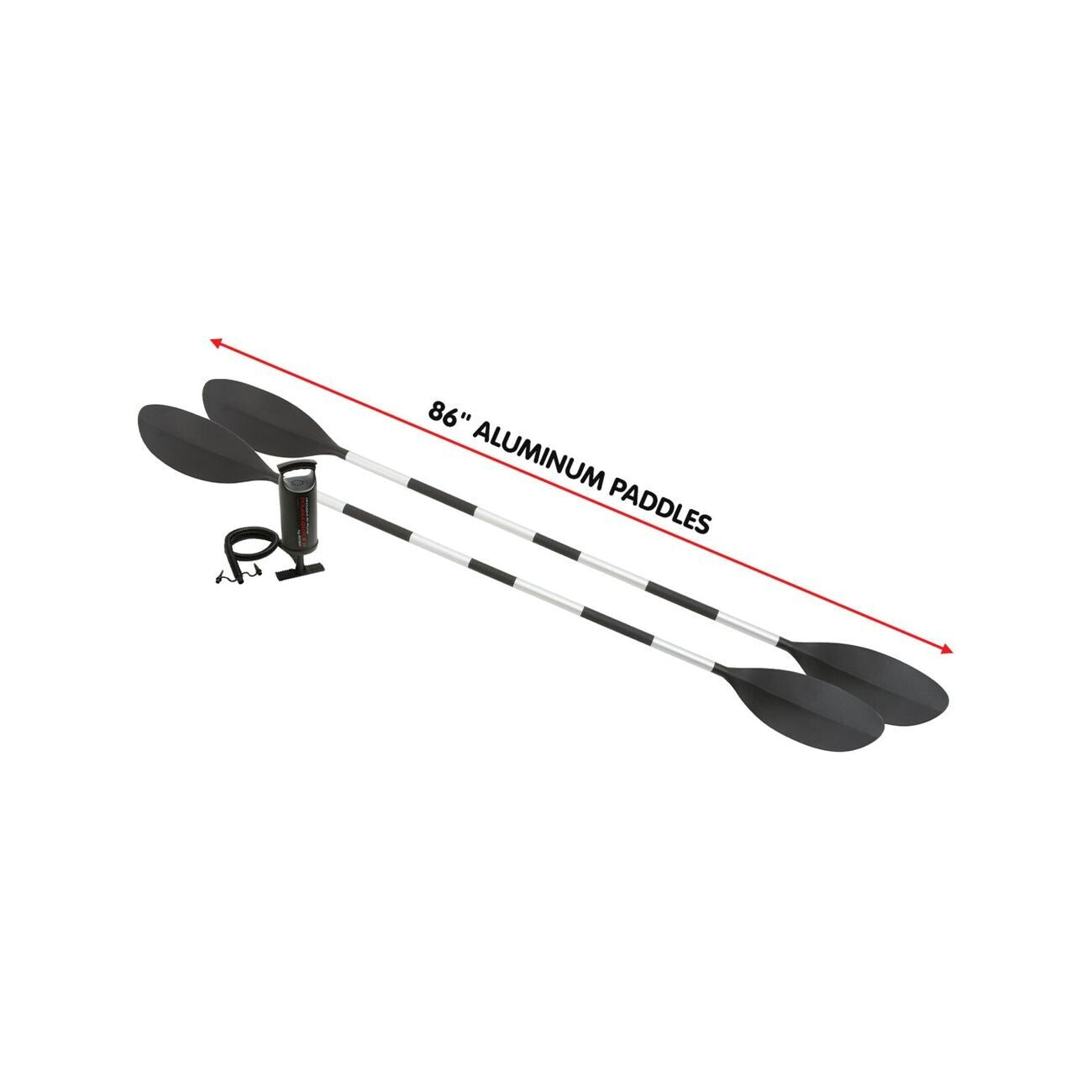 Intex Kayak Boat Canoe K2 Inflatable 2 Seat Floating Oars River Lake
