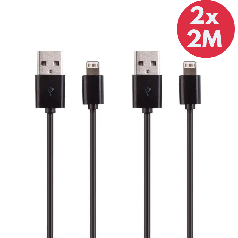 2x Laser USB Charger Phone Cable Cord For iPhone 14 13 12 11 Pro Max XR iPad