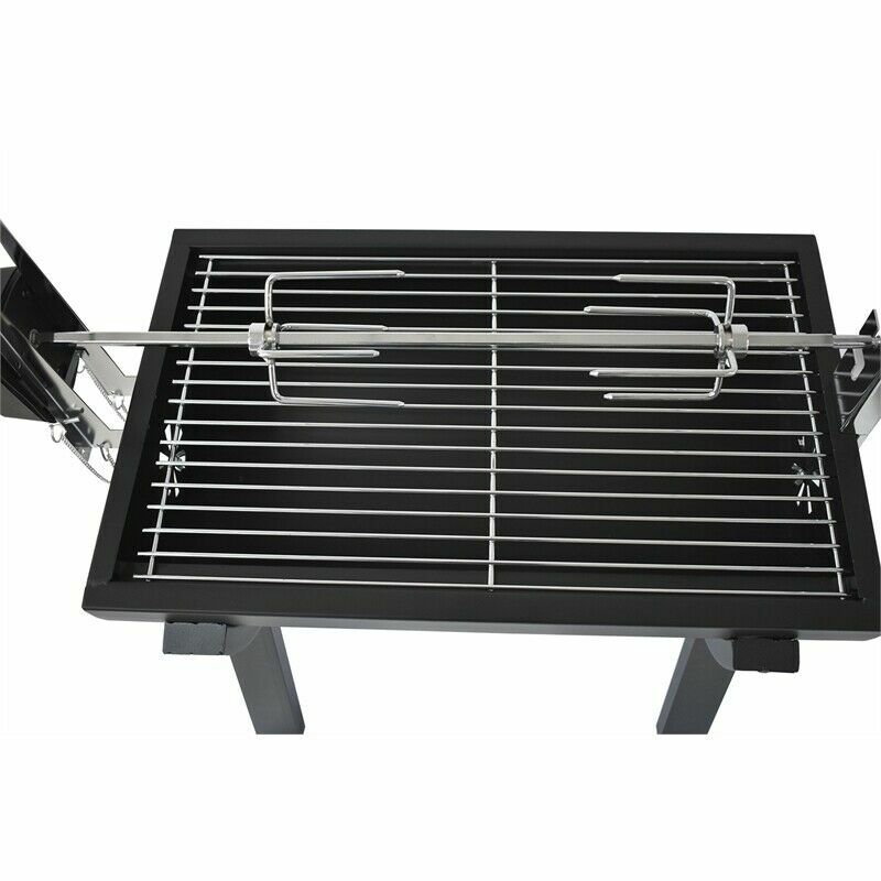 Jumbuck Rondo Electric Spit Charcoal Roaster BBQ Rotisserie Grill Picnic Outdoor