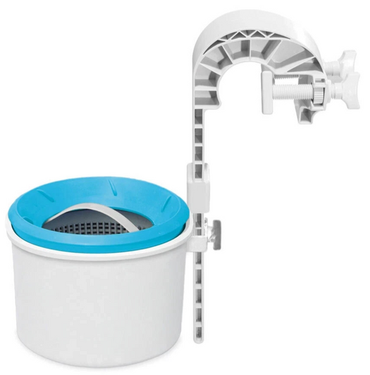 Intex Deluxe Swimming Pool Surface Skimmer Basket Wall Mount Above Ground Debris