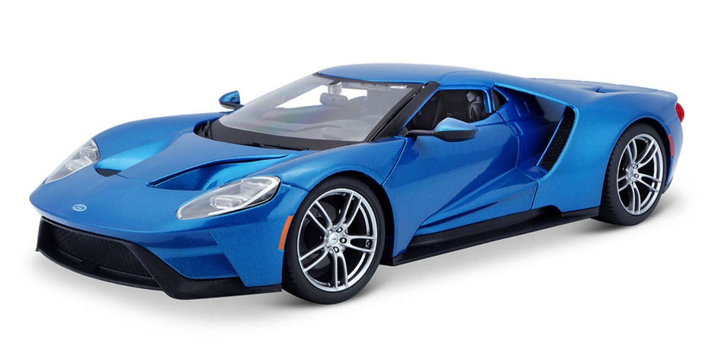 Maisto 1:18 Diecast Cars 2017 Ford GT Die Cast Vehicle Model Car Toy Display