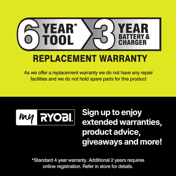 Ryobi Air Inflator and Deflator Compressor Cordless Tyres 18V ONE+  2Ah Kit