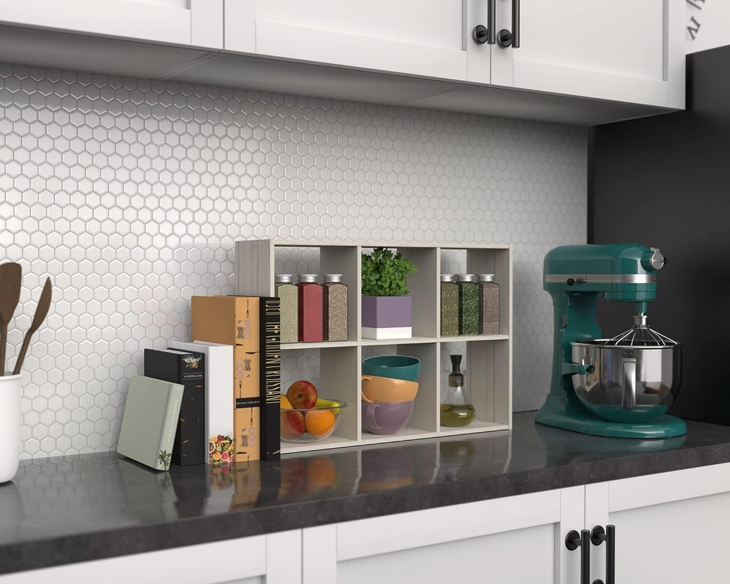 Mini 6 Storage Cube Shelves Display Cabinet Bookshelf Unit Toy Book Organizer